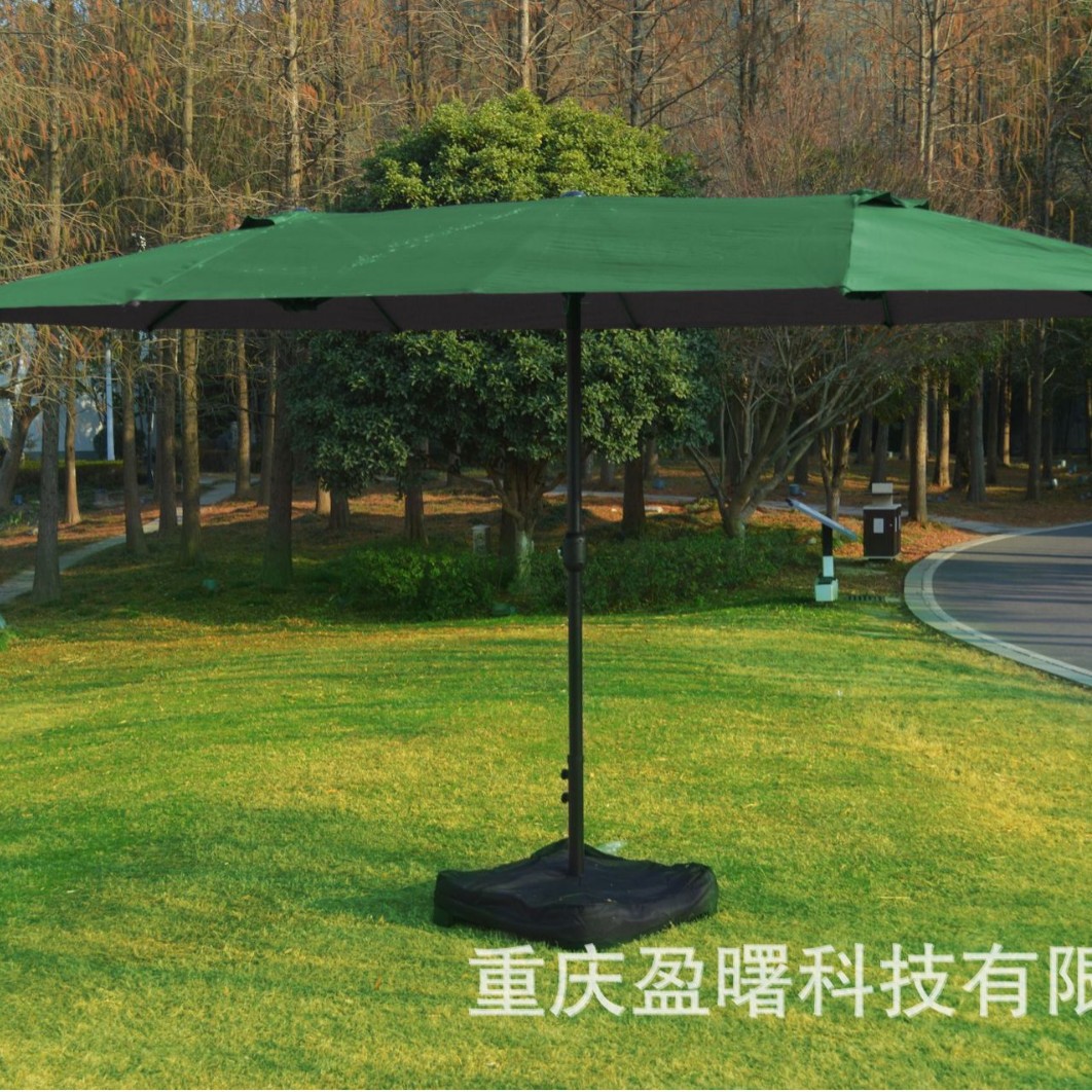 Outdoor Umbrella, Courtyard Umbrella, Sunshade Umbrella, Courtyard Roman Umbrella, Large Sun Umbrella, UV resistant Double Head Design