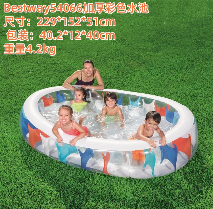 INTEX Thickened Swimming Pool Fishing Pool Balloon Filling Pool Baby Play Pool Swimming Pool Home Use Slide Pool