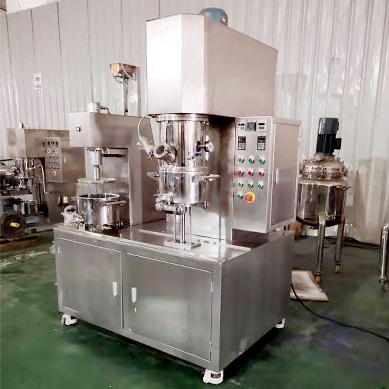 Planetary Pressure Material Integrated Machine 5L Laboratory Adhesive Silicone Paste Stainless Steel Dual Planetary Power Hybrid