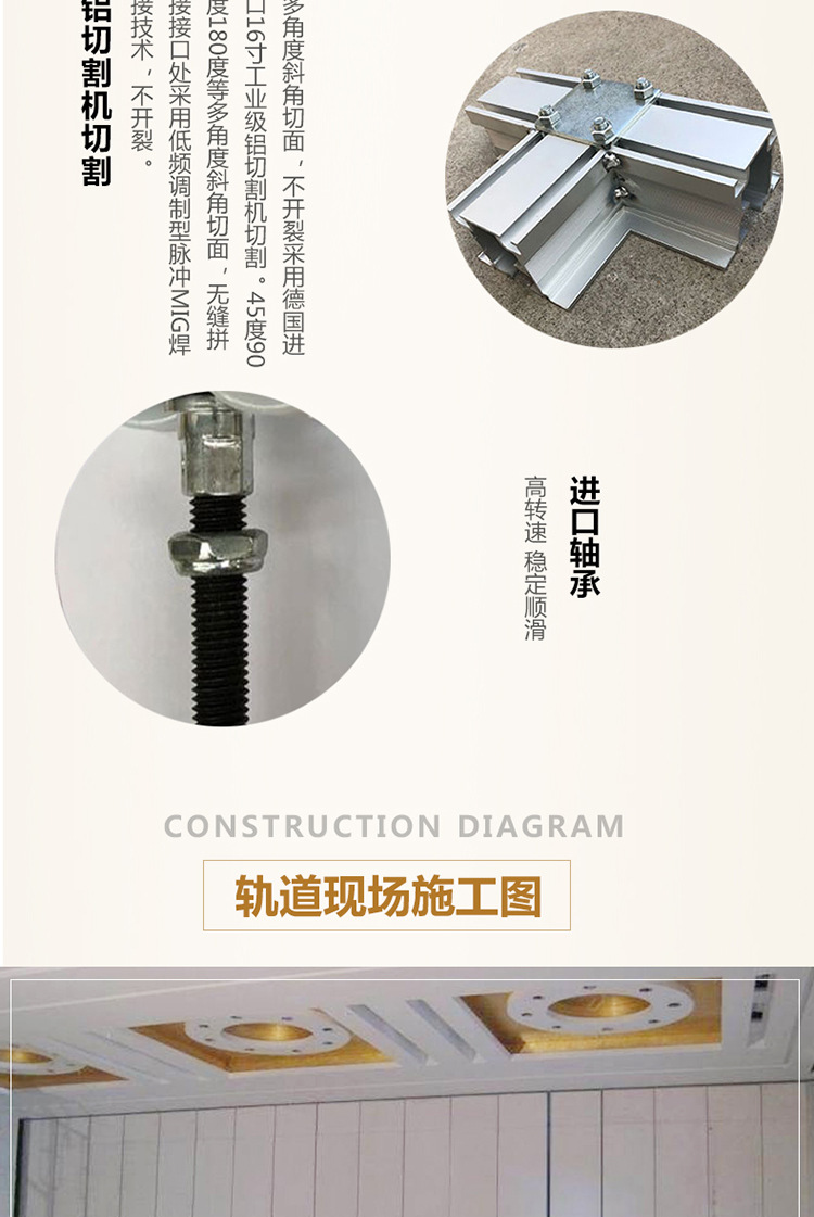 Перегородка раздвижная электрическая Shenguangxia для офисов и отелей