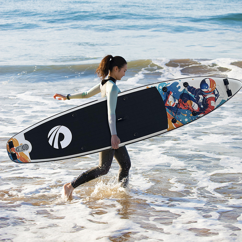 Paddleboard, double-layer surfboard, standing inflatable paddleboard, paddle board, rowing, racing yoga, soft board, floating board
