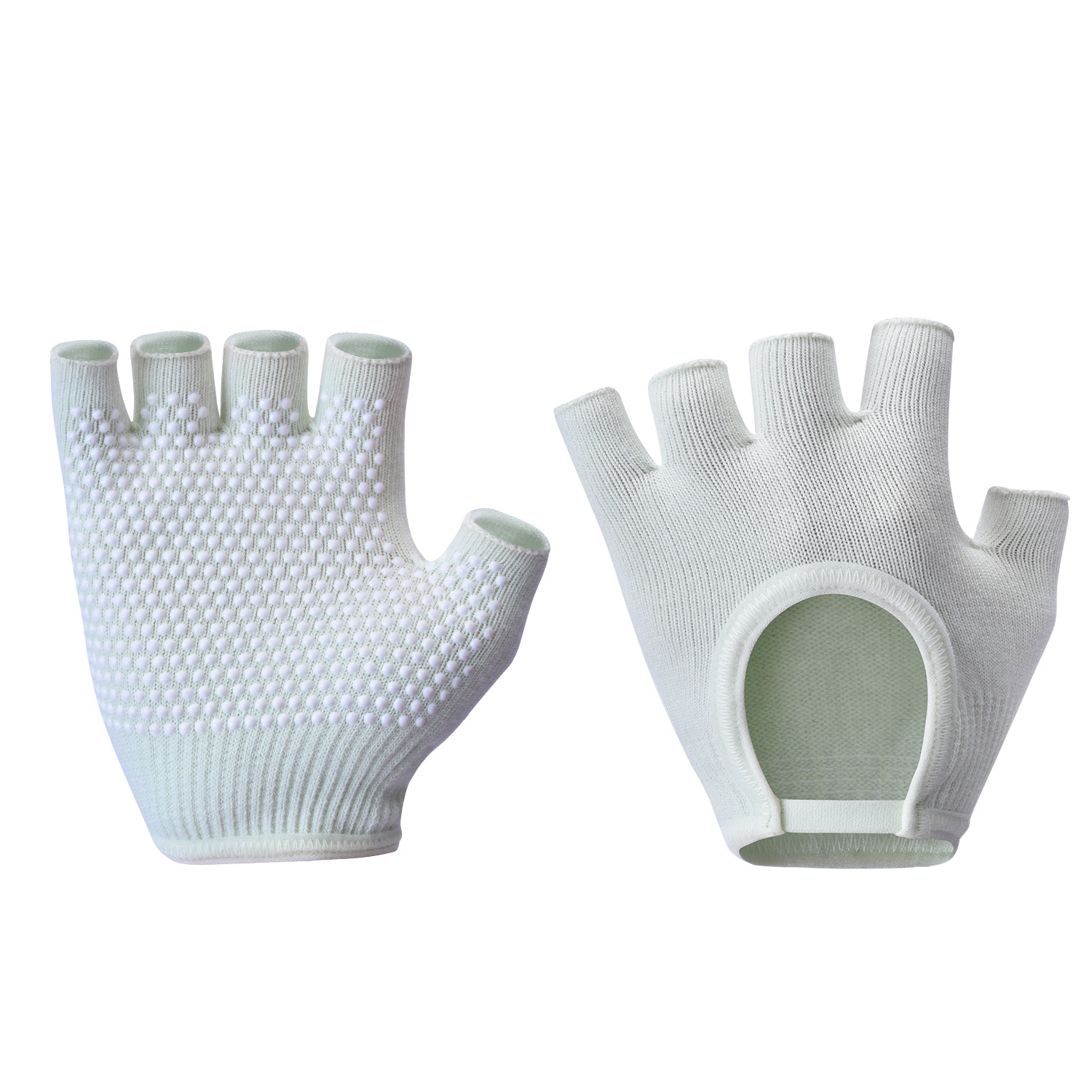 [Yoga Gloves B1] Half Finger Female Fitness Barbell Lifting Pot Equipment Cycling Road Bike Jumping Rope Badminton Cocoon Prevention