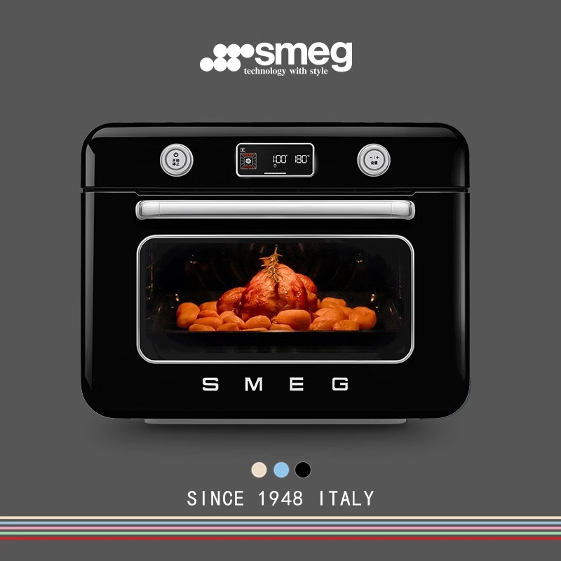 SMEG COF01 Многофункциональная паровая, выпечка и жаркая машина для дома для дома Используйте электрическую печь для настольного компьютера.