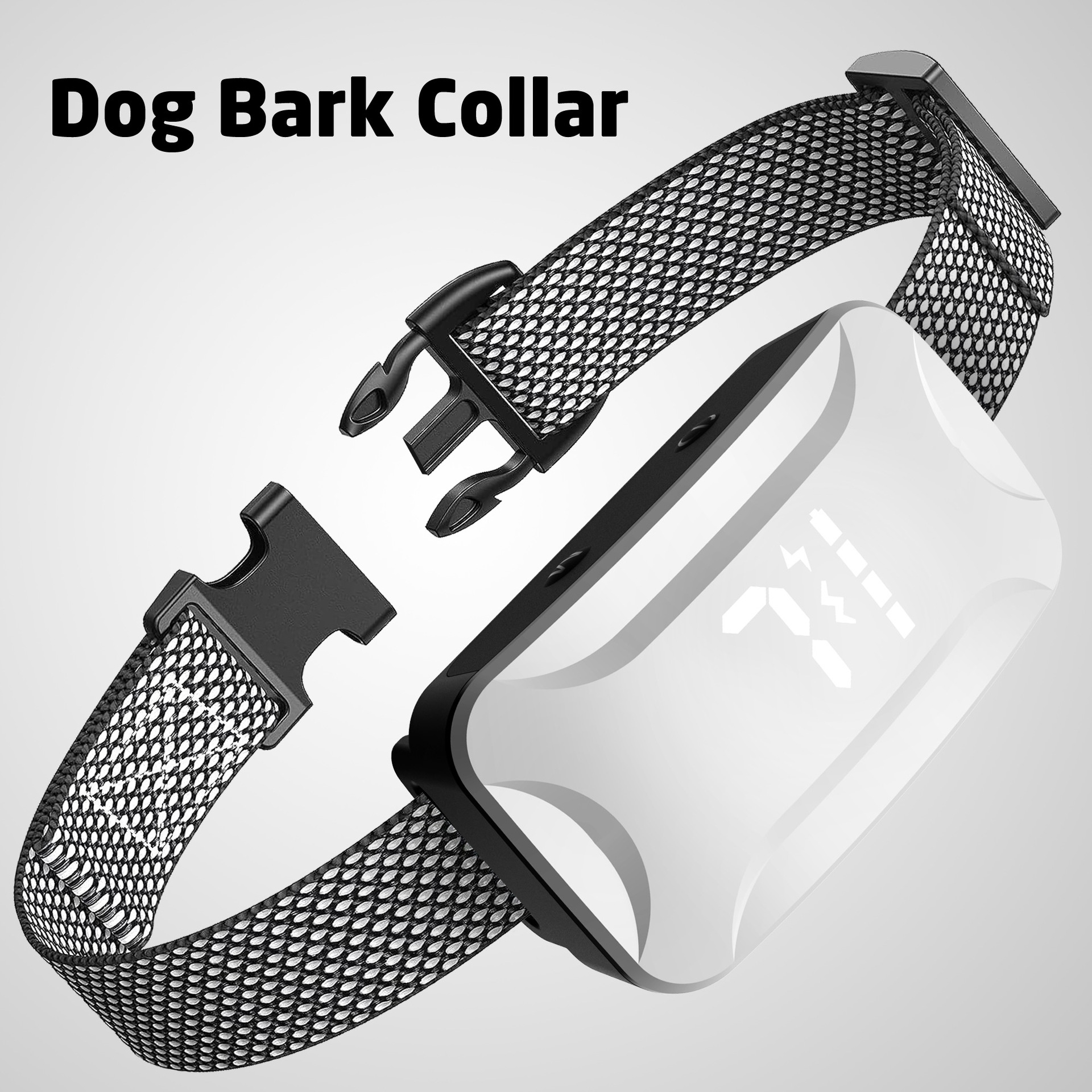 Pet Electric Shock Bark Stopper Интеллектуальная цифровая дисплей зарядка собак