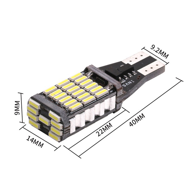 Автором тормозного света T15 4014 45SMD Декодирование Wuji Hight Dream Direct Lights Turn Light Canbus светодиод