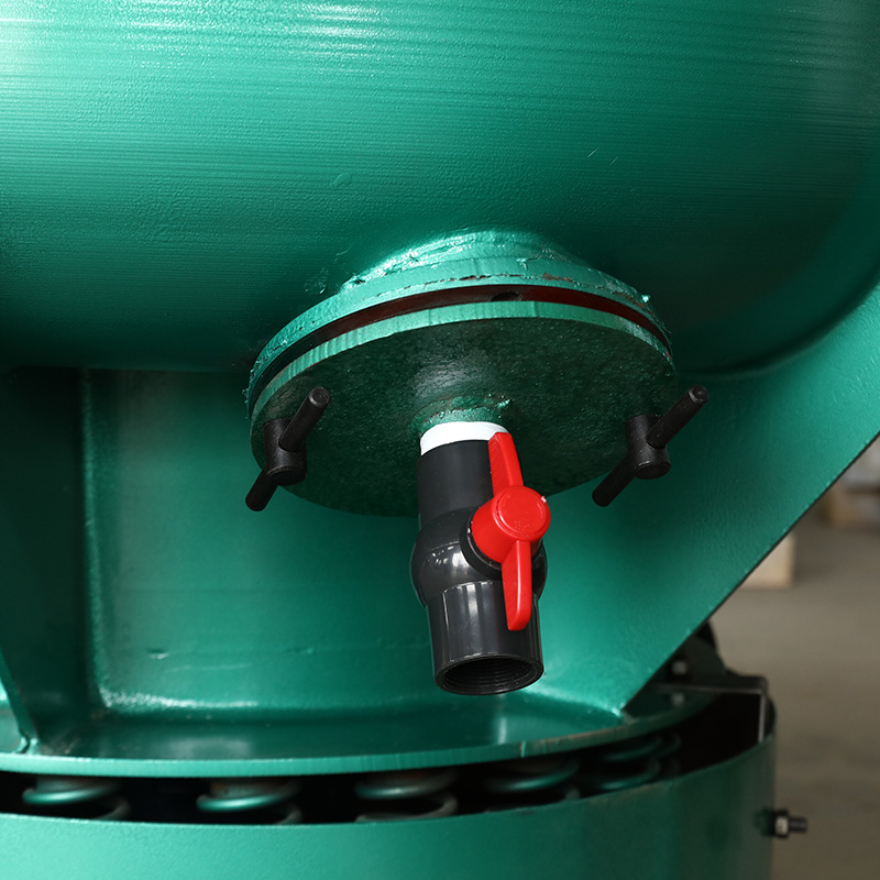 Vibration grinding machine, industrial polishing machine manufacturer, metal rust removal, chamfering, deburring, automatic discharge and finishing machine