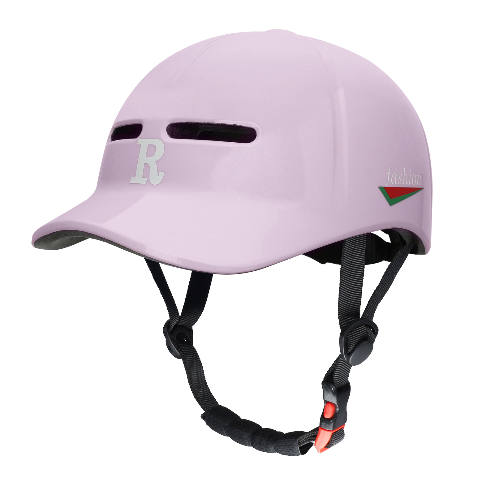 One piece molded duckbill cap, bicycle riding, commuting, all season electric bike, helmet, skateboard, roller skating, baseball