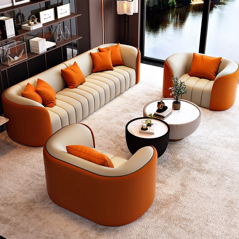 Комплект мягкой мебели для офиса и салонов красоты Qiao Yiqiao Furniture в скандинавском стиле