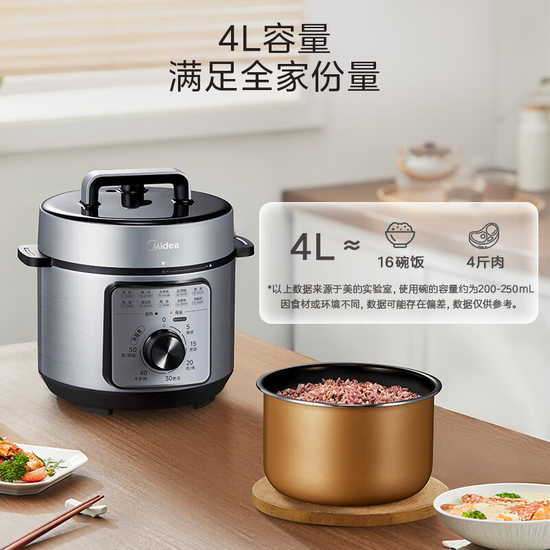Мультифункциональная электрическая скороварка Midea MY-E4809 4L