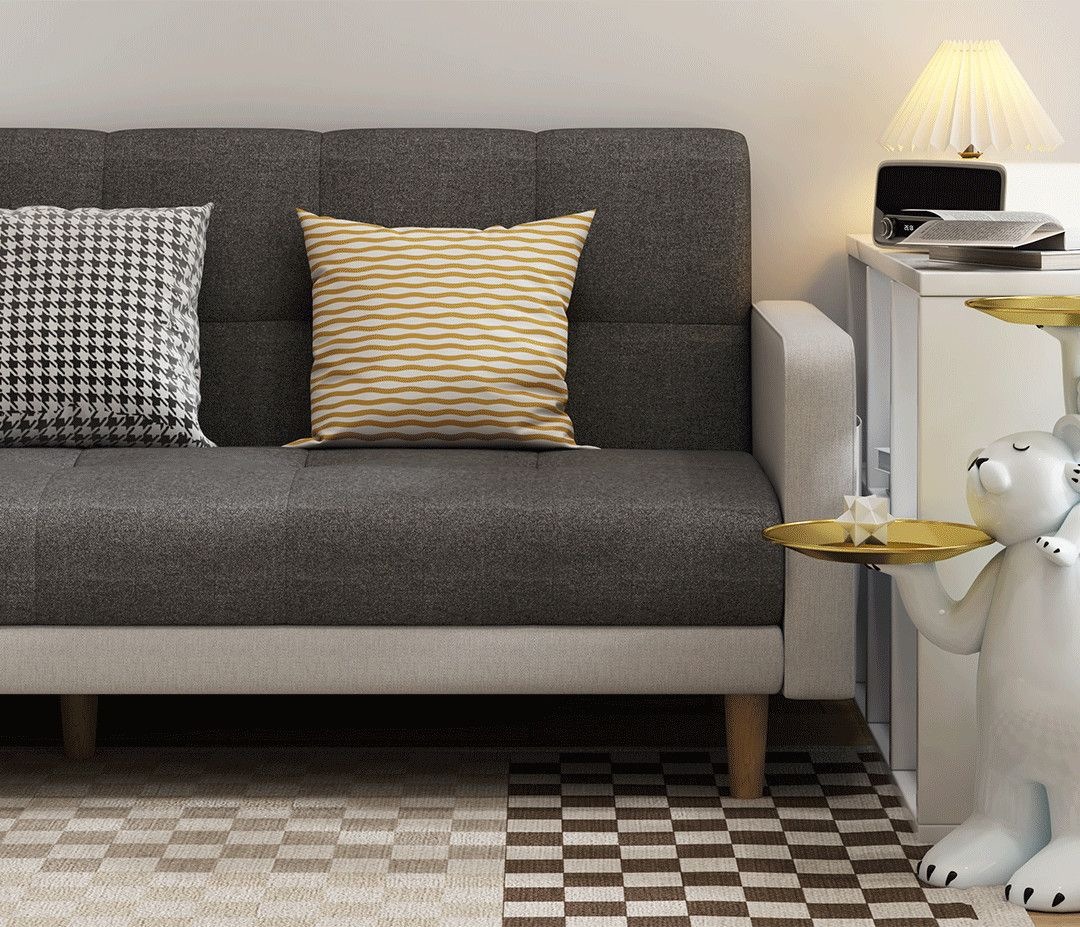 Sofa, small-sized living room, sofa bedroom, simple modern rental room, three person folding sofa bed, dual-use