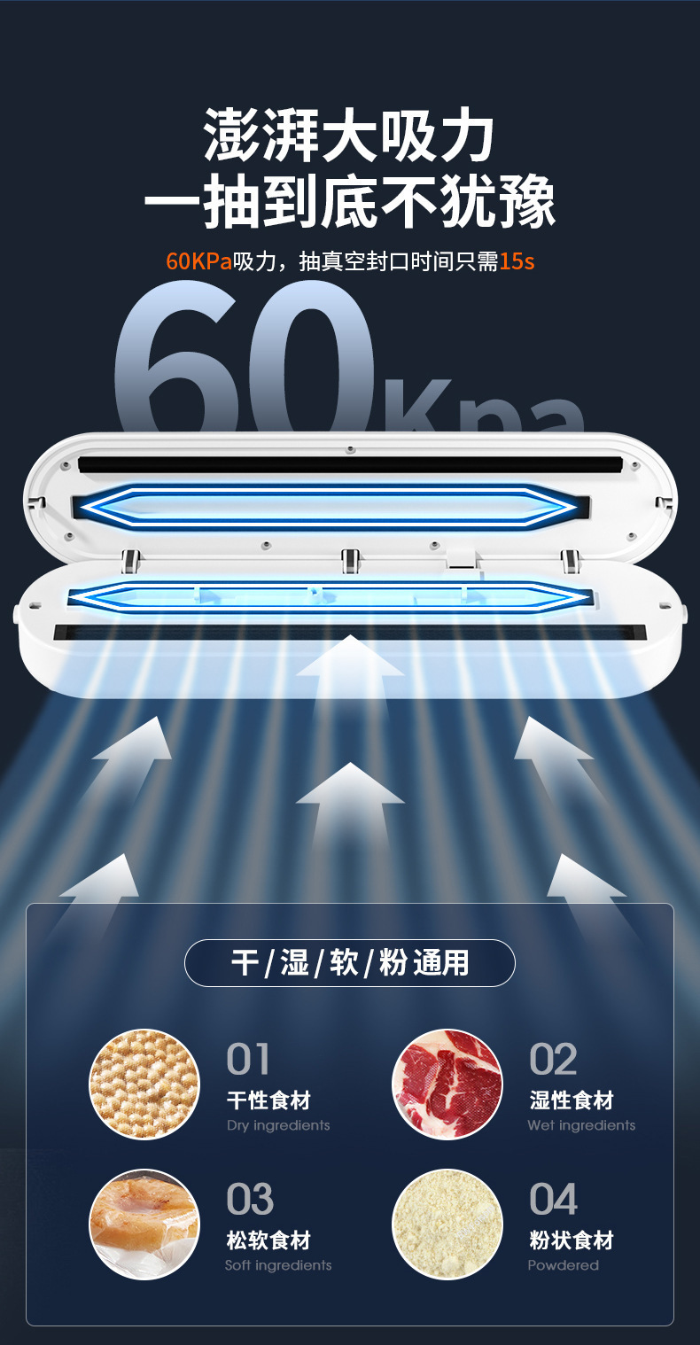 Cross border automatic vacuum sealing machine, vacuum packaging machine, household food small plastic sealing machine, vacuum sealing machine, confidential sealing and protection