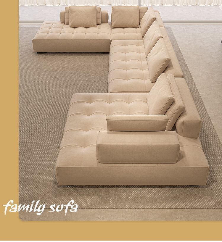 Cream style original Lawrence sofa light luxury model large flat villa living room light luxury module combination fabric sofa