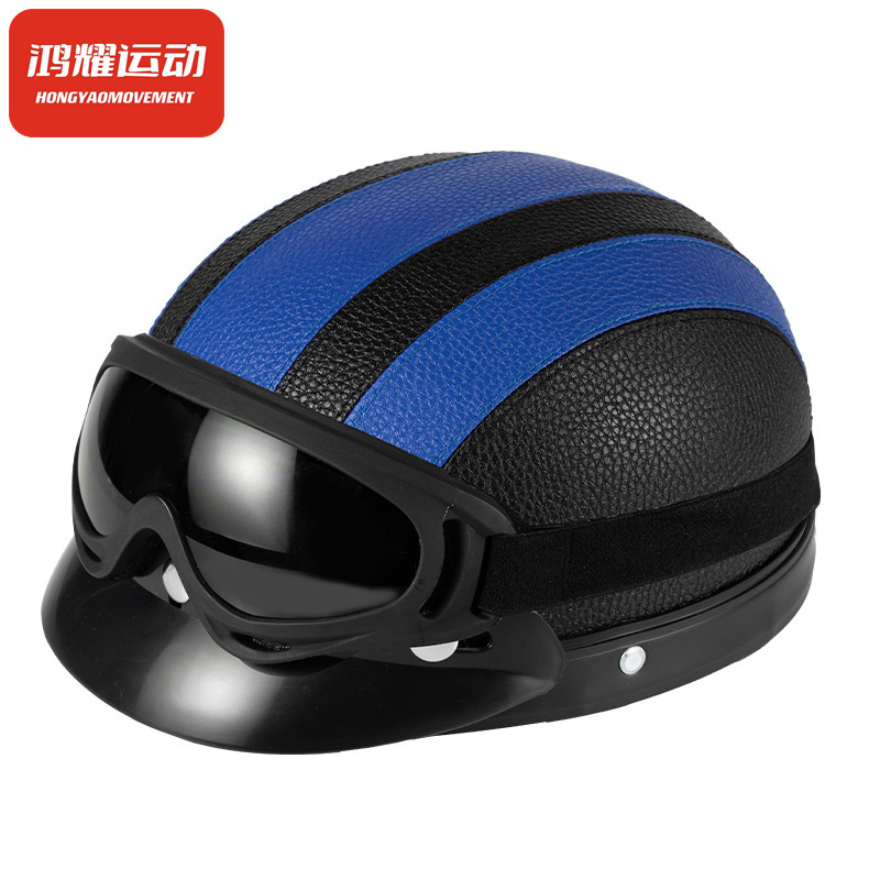 Half Helmet Summer Retro Lightweight Cycling Scoop Helmet Prince Bicycle Four Seasons Half Helmet Grey Breathable Men's and Women's Cycling Helmets