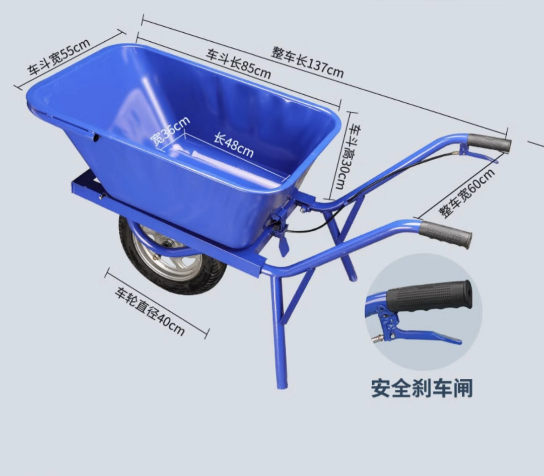 Double wheeled dump truck, household construction site, breeding farm, garden, soil and fertilizer handling truck, thickened double wheeled dump truck