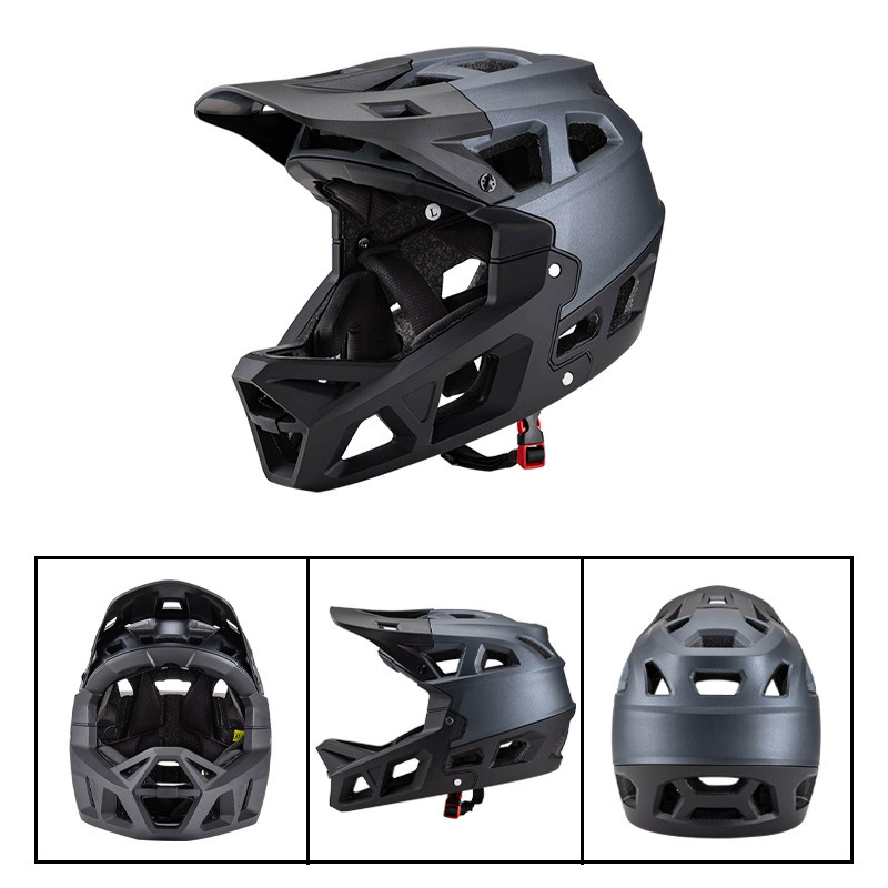 Cross border new outdoor camouflage mountain bike off-road helmet CE certification race speed descent safety adult full helmet wholesale
