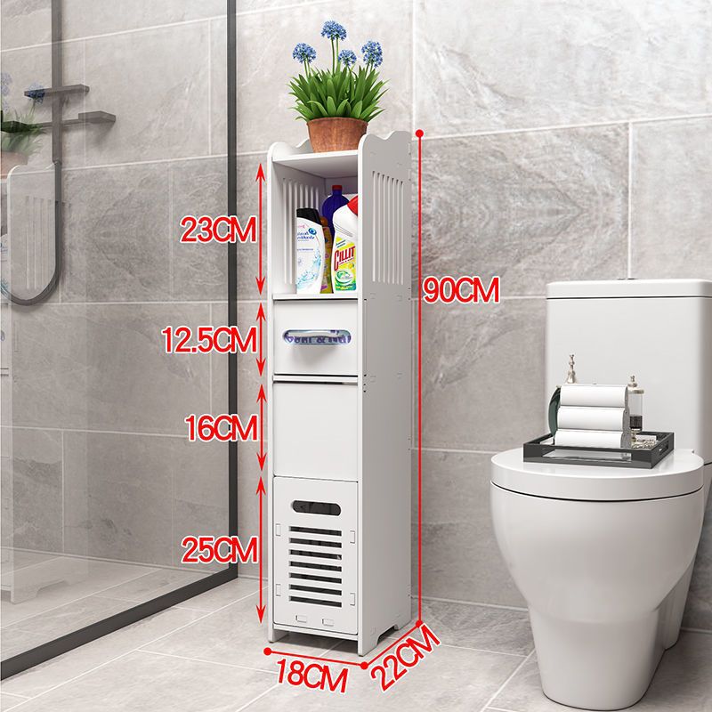 Bathroom side cabinet, bathroom standing cabinet, floor standing bathroom shelf, toilet side cabinet, narrow cabinet, toilet storage cabinet