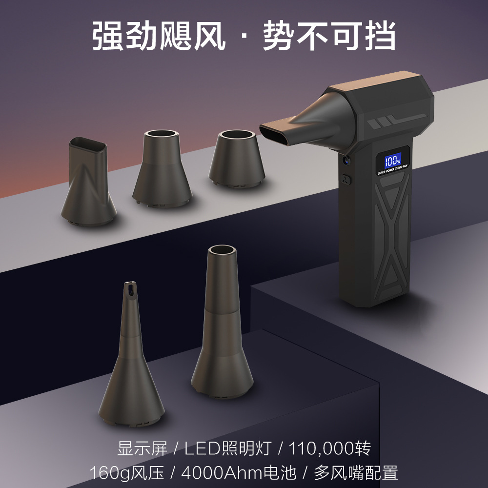 Портативный турбо-вентилятор пылесос Xiaomei P70
