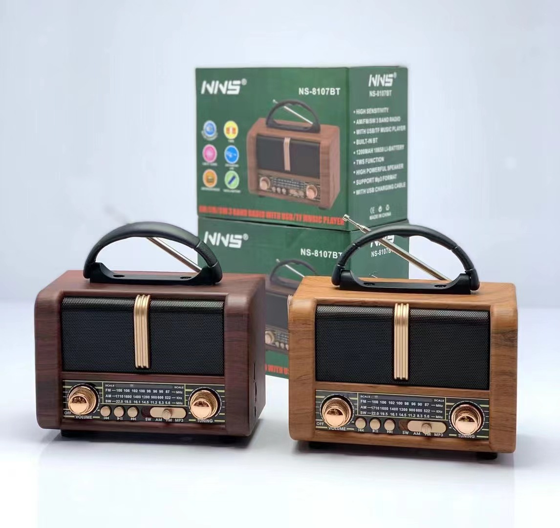 Беспроводная Bluetooth-колонка из дерева NS-8108