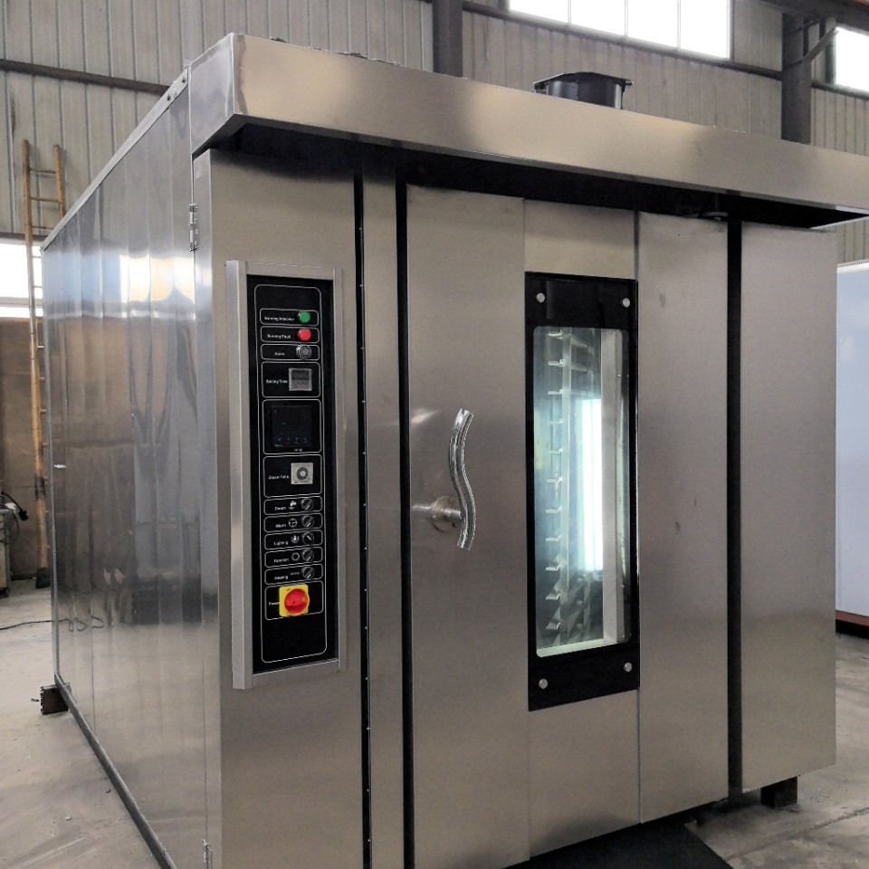 Chengruo brand 32 plate hot air rotary stove, toast baking oven, food processing industry oven