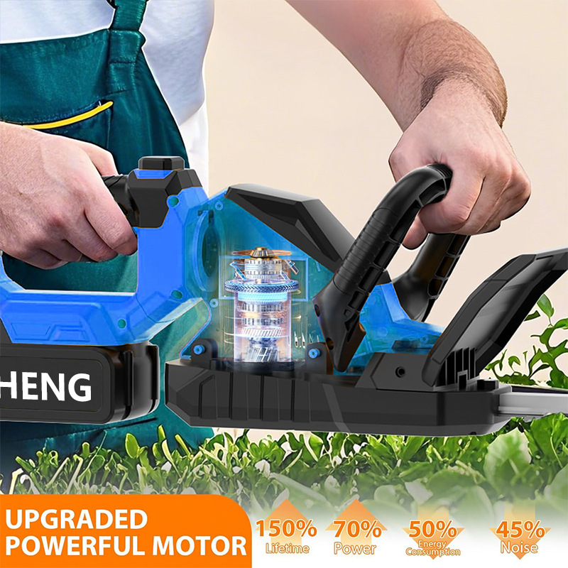 Private model new lithium electric hedge trimmer, rechargeable electric pruning, fence cutting, tea picking machine, shrub hedge garden pruning