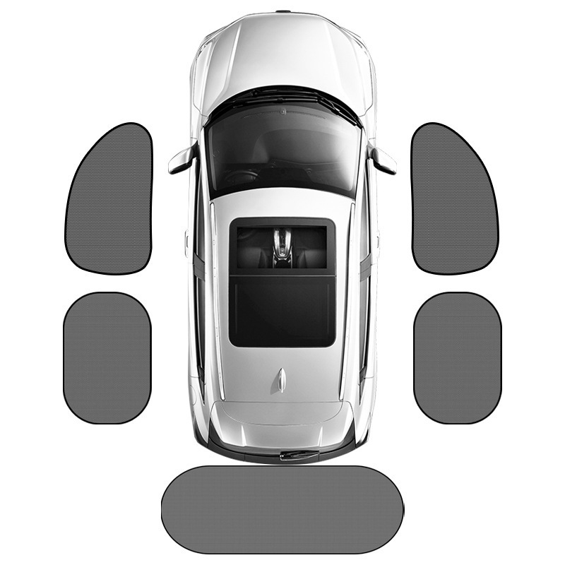 Автомобиль летний затененный автомобиль, сетка, солнечные окна автомобилей, солнечная занавеска всасывающая чашка, приют для сосания, пять набор