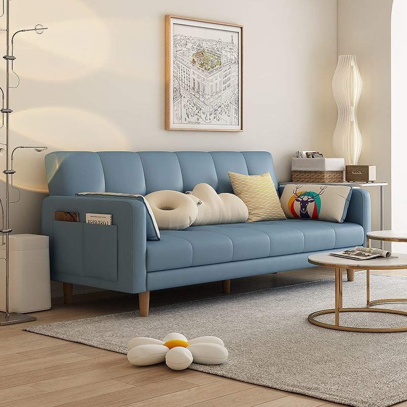 Sofa, small-sized living room, sofa bedroom, simple modern rental room, three person folding sofa bed, dual-use