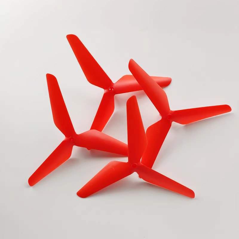 Four axis aircraft, unmanned aerial vehicle, time traveling machine accessories, propeller, three bladed propeller, 3.7V hollow cup, 720 motor, 9-tooth teeth