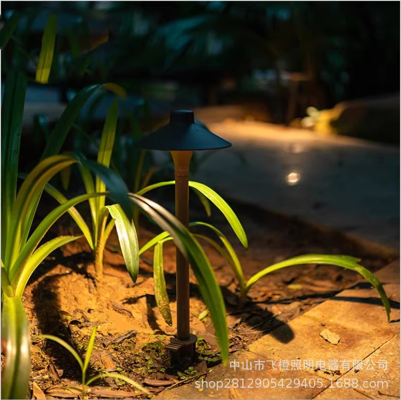 Small courtyard landscaping, outdoor mushroom lights, solar courtyard lights, villa lawn lights, garden lights, decorative atmosphere lights