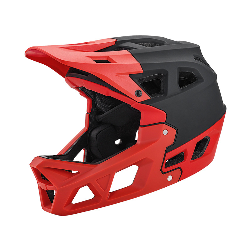 Cross border new outdoor camouflage mountain bike off-road helmet CE certification race speed descent safety adult full helmet wholesale