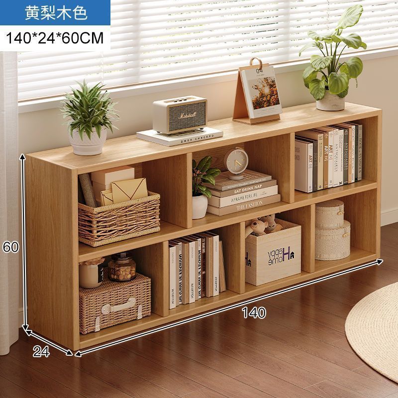 Bookshelf, floor to ceiling storage rack, living room, household low cabinet, storage cabinet, grid cabinet, bedroom storage cabinet, simple bookshelf