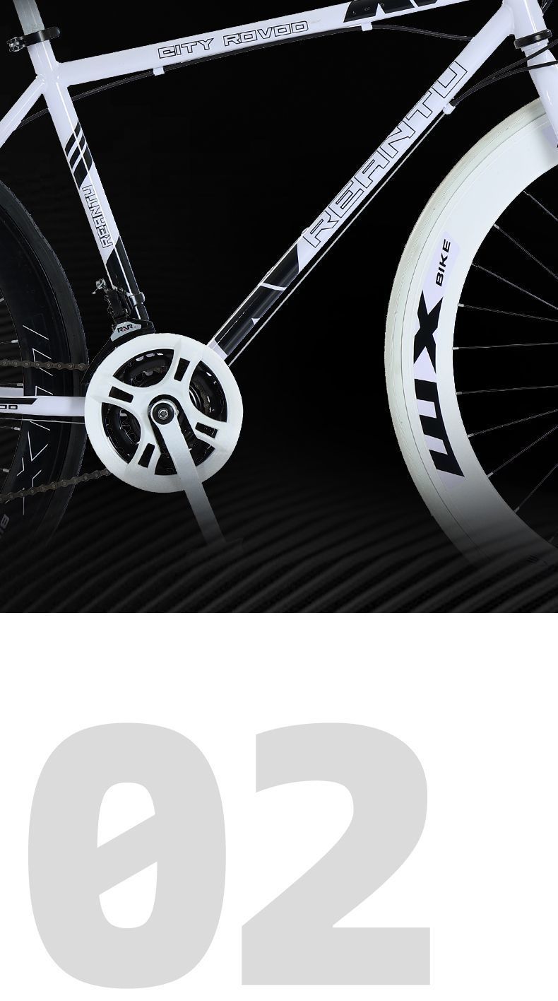 Road bikes for adults with variable speed, dead fly, ultra light bends, racing cars, student models, male and female solid tires, internet famous bikes