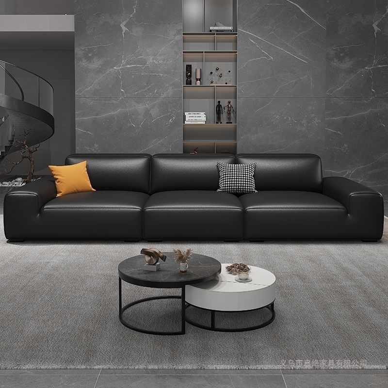Диван-модуль из натуральной кожи Qijue Furniture модель 7666165569569