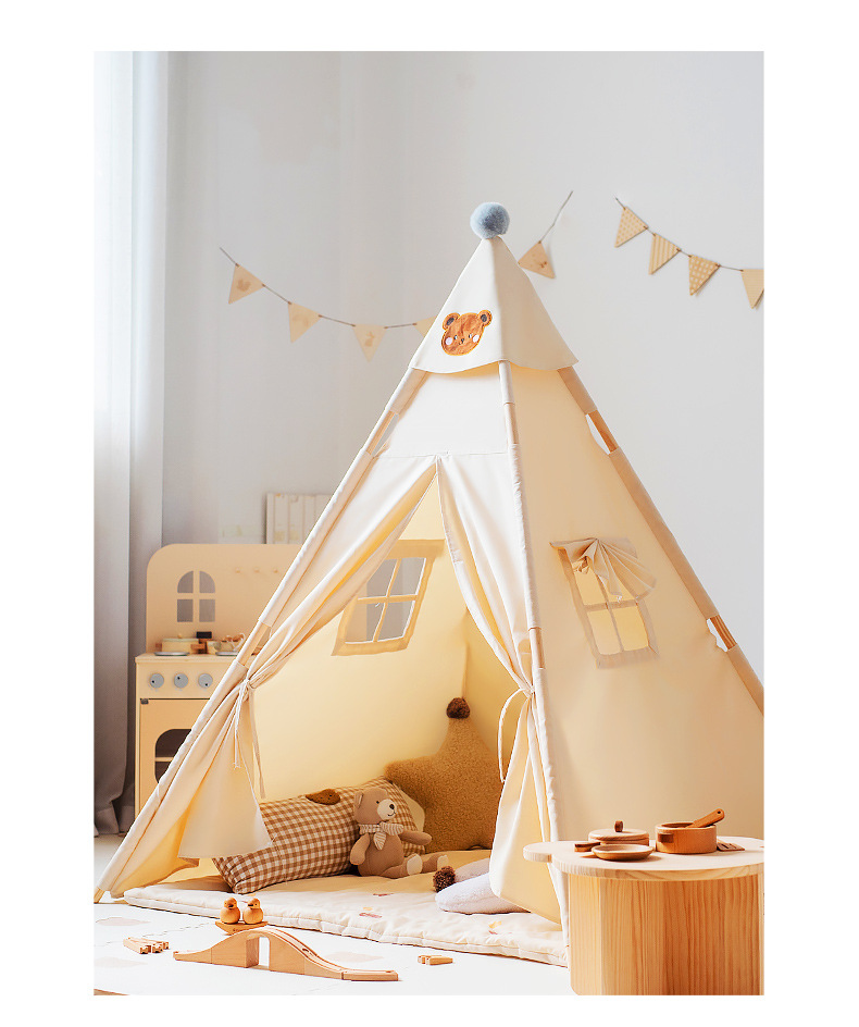 Children's Tent Indoor Indian Home Baby Princess Small House Boys and Girls Toy Game House Secret Base