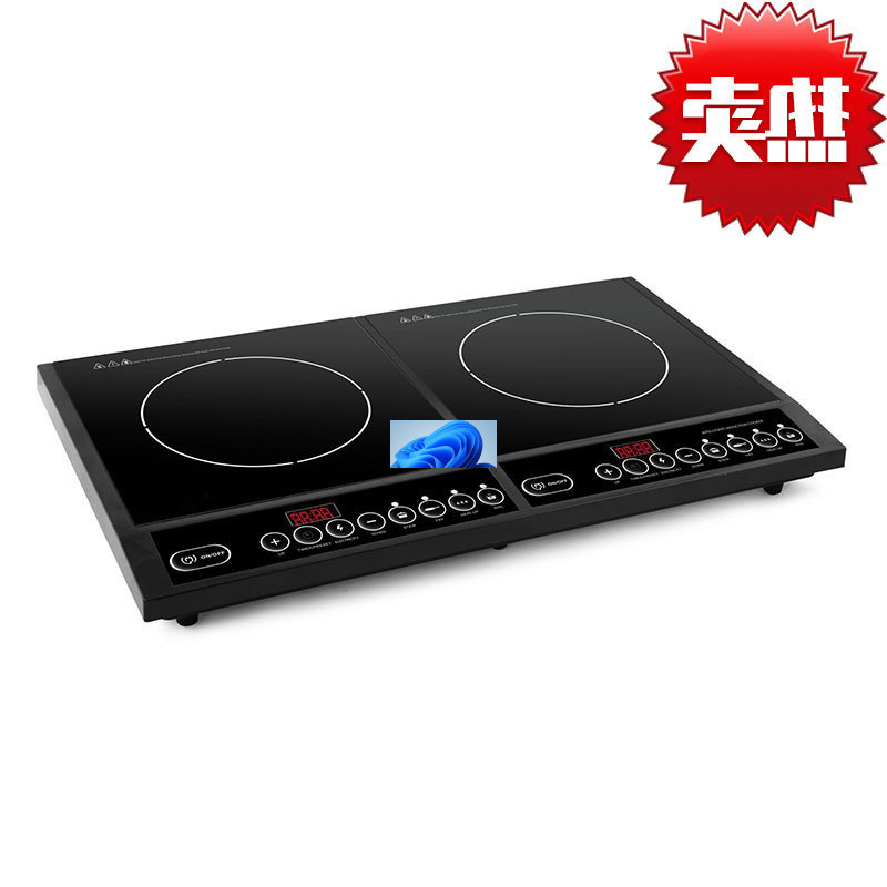 Factory commercial induction cooker single head single tail induction cooker stainless steel high-power stir fry stove canteen kitchen stir fry stove pot stove