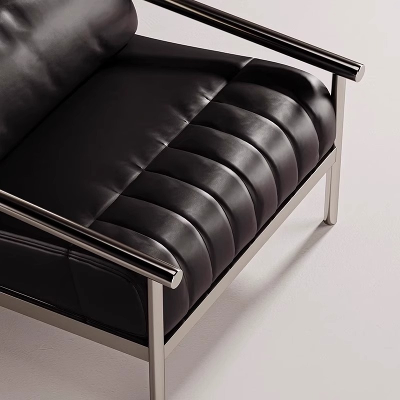 Дизайнерское кресло Bauhaus из нержавеющей стали