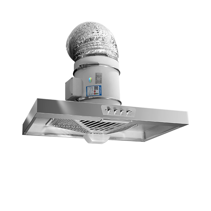 Кухонная вытяжка из нержавеющей стали с LED-подсветкой