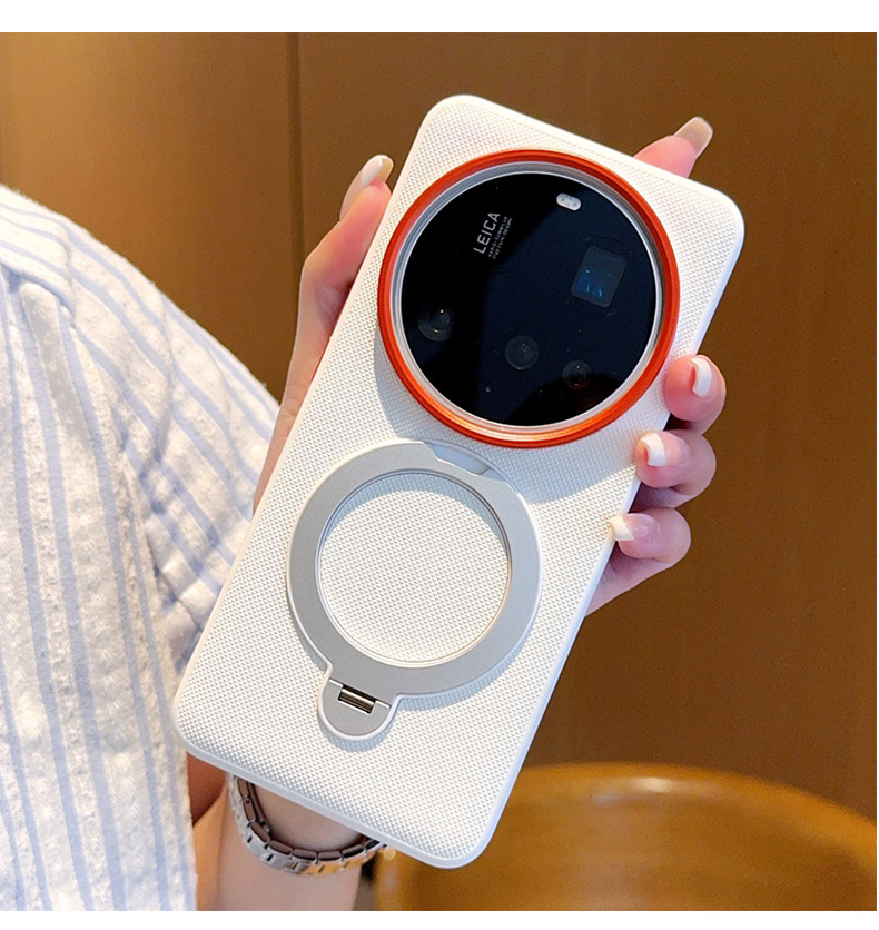 Suitable for Xiaomi 17 ultra phone case with stand 360 ° rotation Xiaomi 15 ultra magnetic case 14 ultra