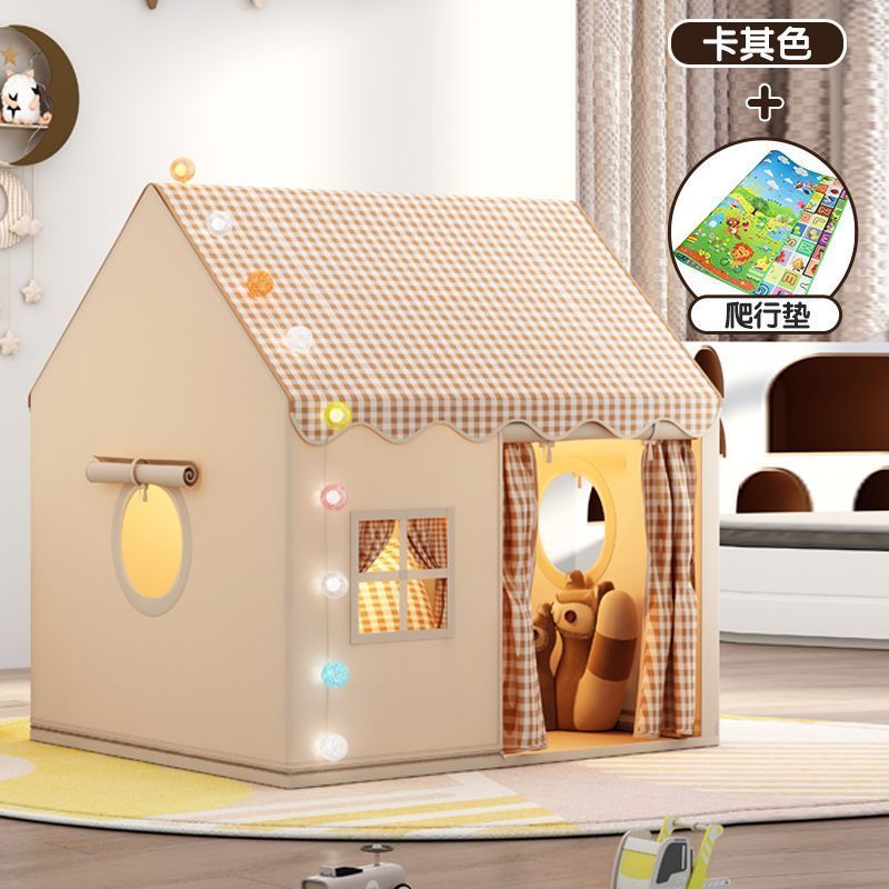 儿童帐篷室内游戏屋小房子城堡公主屋睡觉过家家玩具蚊帐生日