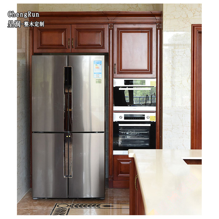 Kitchen cabinet customization, villa full house customization, cabinet door panels, solid wood floor cabinets, overall kitchen cabinet customization