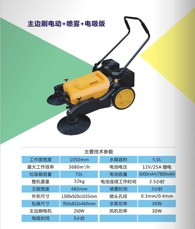 Zhigao ZG-55T Industrial Hand Push Non Powered Sweeper Factory Workshop Road Warehouse Dust Sweeper