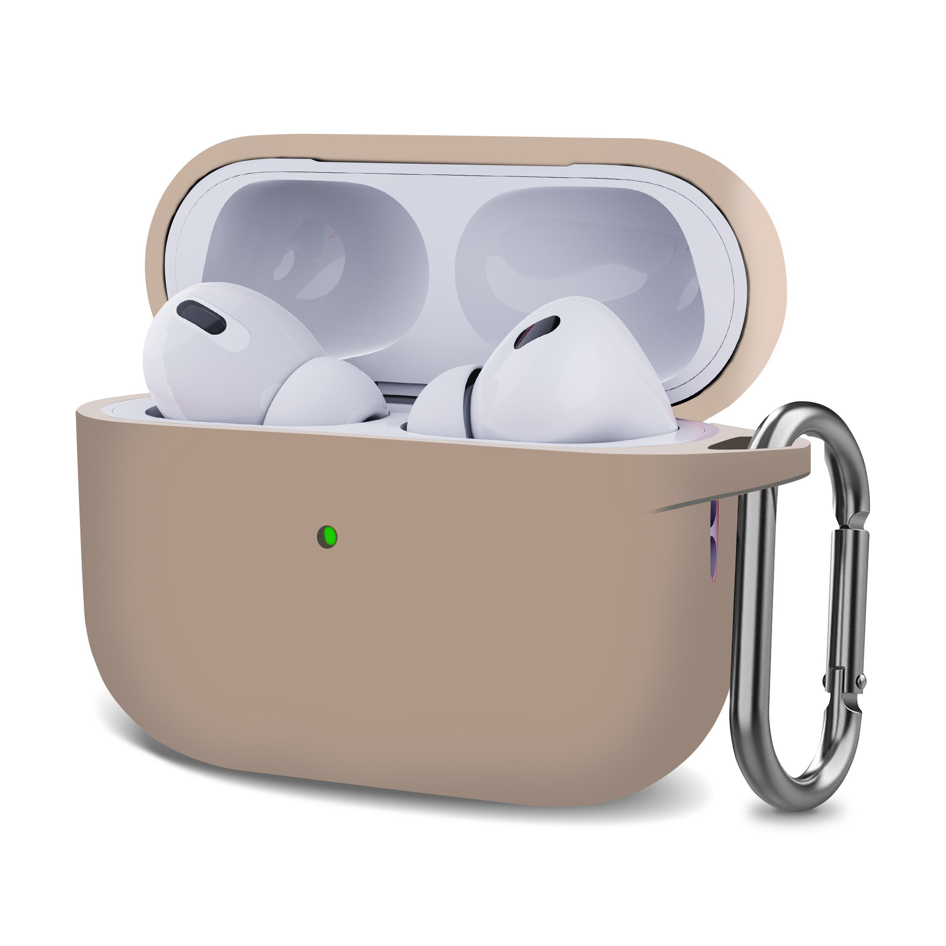 Suitable for AirPods Pro3 Apple 2025 new Bluetooth earphones, silicone solid color one-piece thick protective case