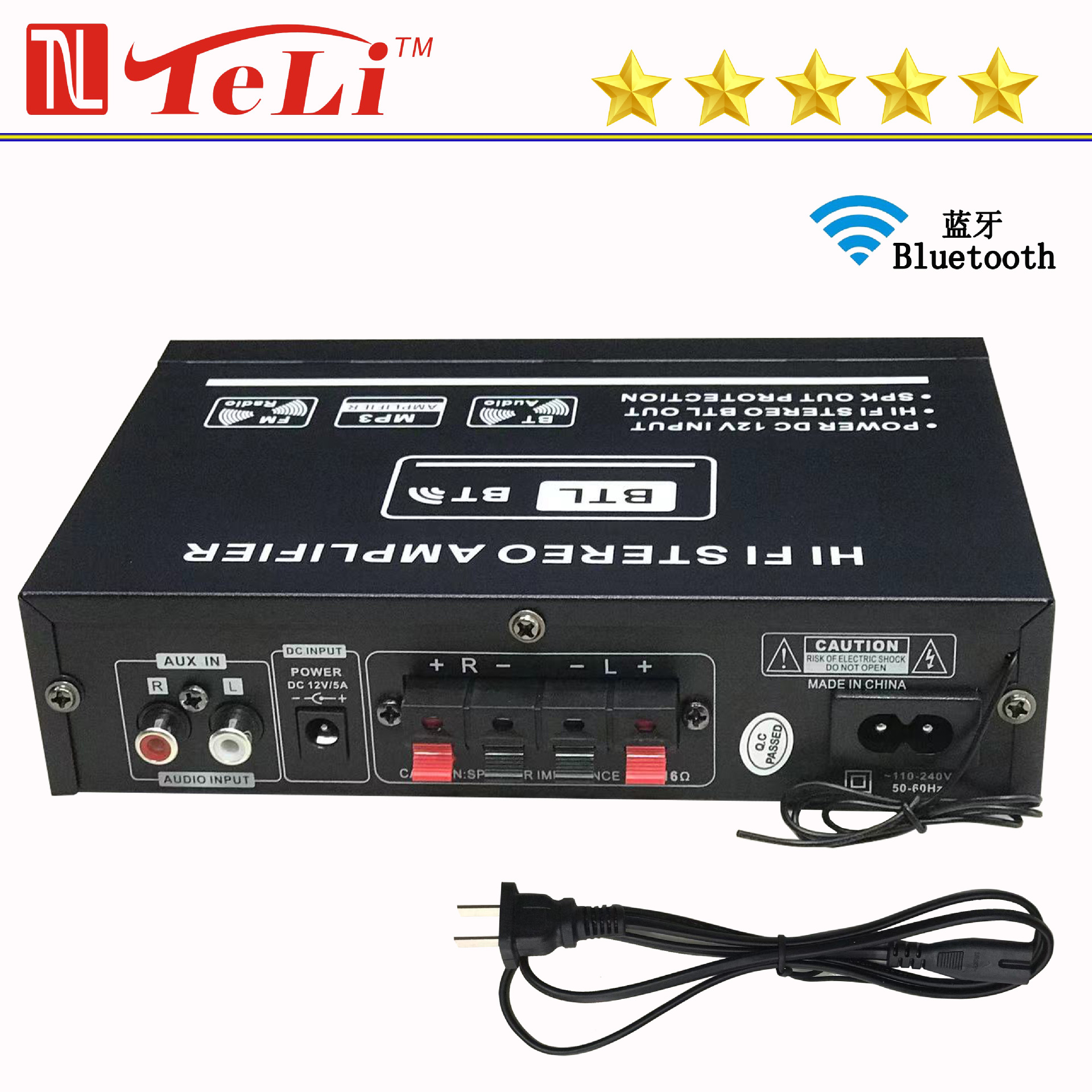 Усилитель HiFi стерео AK-35 с Bluetooth и USB