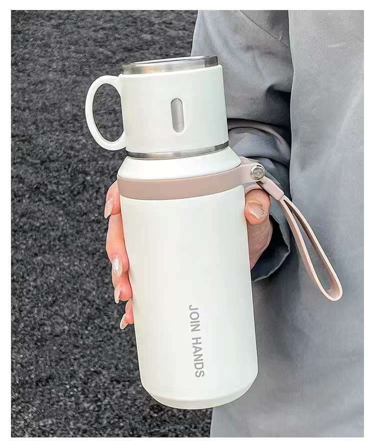 316 stainless steel insulated cup for men and women, outdoor car water cup, portable, thick double-layer vacuum insulated cup, customized