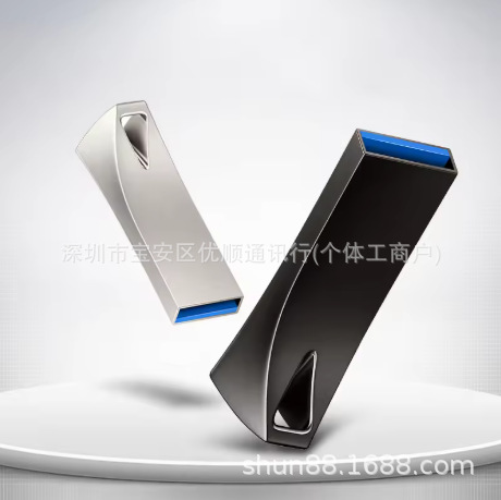 Metal USB flash drive 128GB portable pen drive USB 2.0 high-speed waterproof 64GB memory