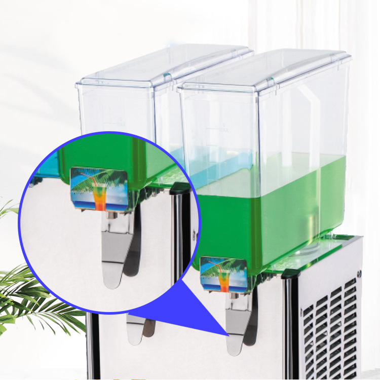 Beverage machine, commercial Bocconi stall, juice machine, hot and cold double cylinder, three cylinder cold drink hot drink machine, stall milk tea machine
