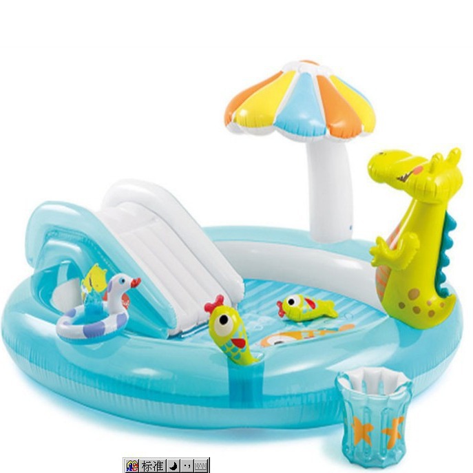 INTEX Thickened Swimming Pool Fishing Pool Balloon Filling Pool Baby Play Pool Swimming Pool Home Use Slide Pool