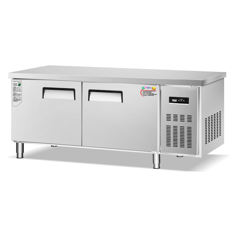 风冷双温工作台商用厨房冰箱保鲜冷冻操作台冰柜奶茶店平冷柜冰柜