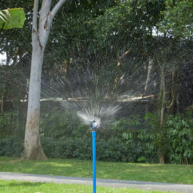 Automatic rotating atomizing external wire sprinkler for farmland irrigation, 360 degree sprinkler for garden lawn greening, and water spraying