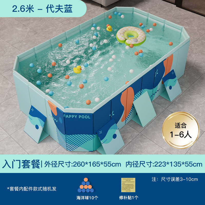 Cross border swimming pool, thickened wear-resistant inflatable swimming pool, outdoor non foldable play pool, children's home pool, beach
