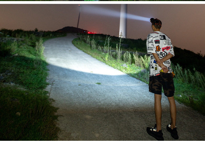 DaKe cross-border ultra bright light night fishing induction mine USB charging emergency intelligent head mounted outdoor lighting